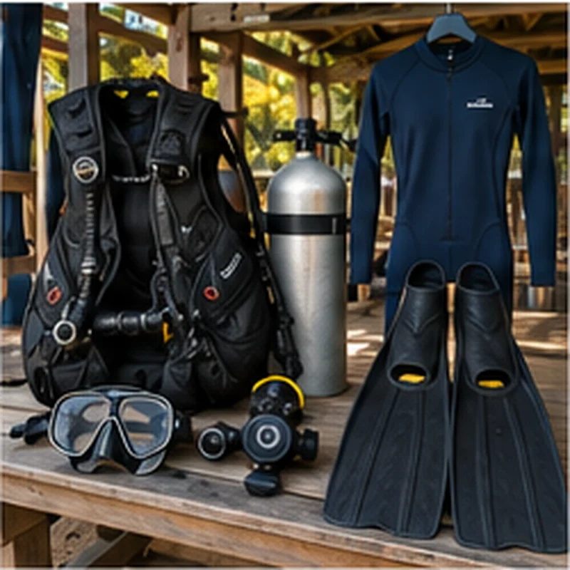 Perbandingan membeli atau menyewa alat diving